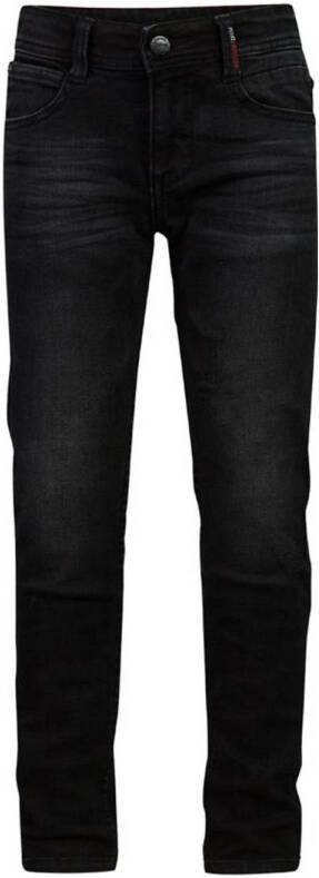 Retour Jeans tapered fit jeans Wyatt black denim Zwart Jongens Stretchdenim 140