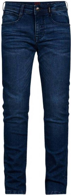 Retour Jeans tapered fit jeans Wyatt medium blue denim Blauw Jongens Stretchdenim 104