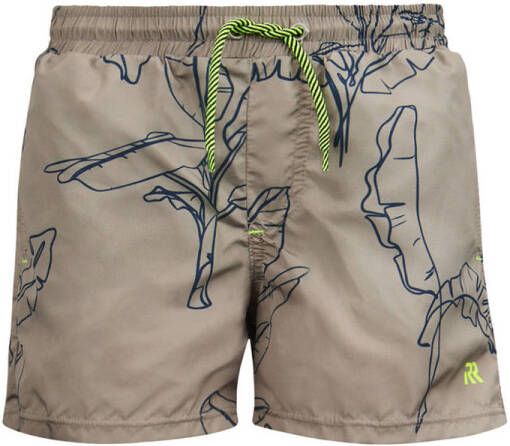 Retour Denim zwemshort Keanu grijsgroen blauw