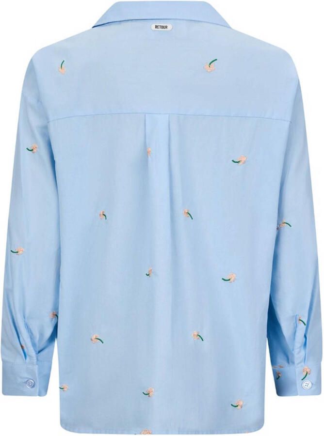 RETOUR Meisjes Blouses Patty Lichtblauw - Foto 3