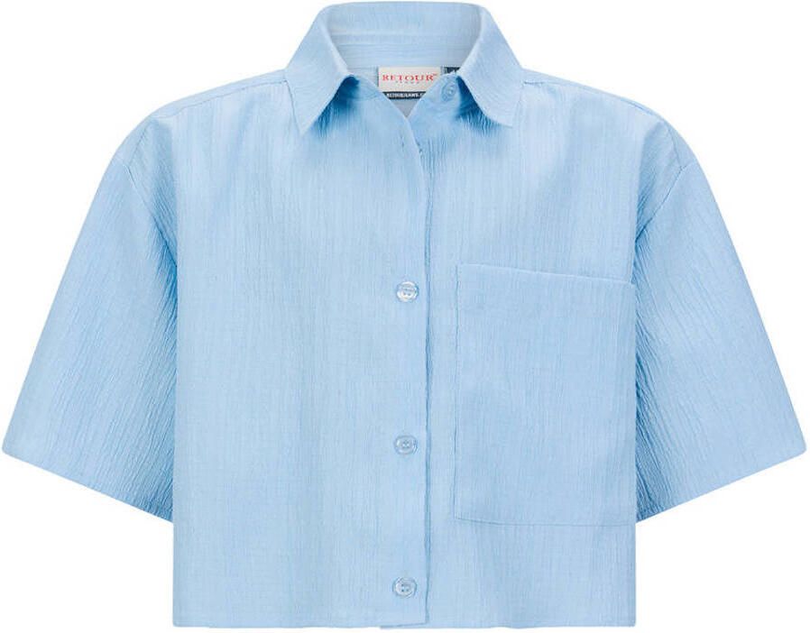 RETOUR Meisjes Blouses Olivia Lichtblauw - Foto 4