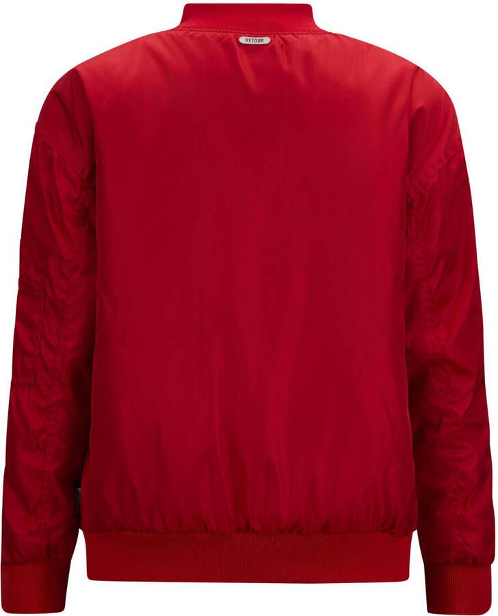 Retour Jeans bomberjack zomer Dita kersenrood Jas Meisjes Polyamide Ronde hals 134 140