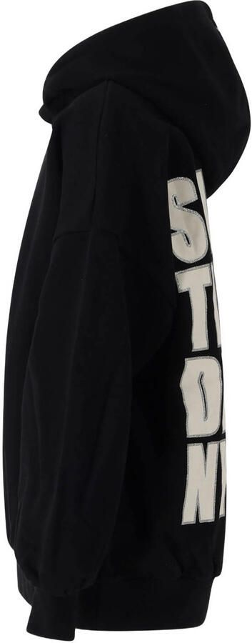 Retour Jeans boxy hoodie met backprint zwart Sweater Backprint - Foto 3