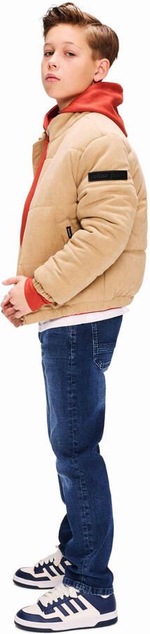 Retour Jeans corduroy winterjas beige