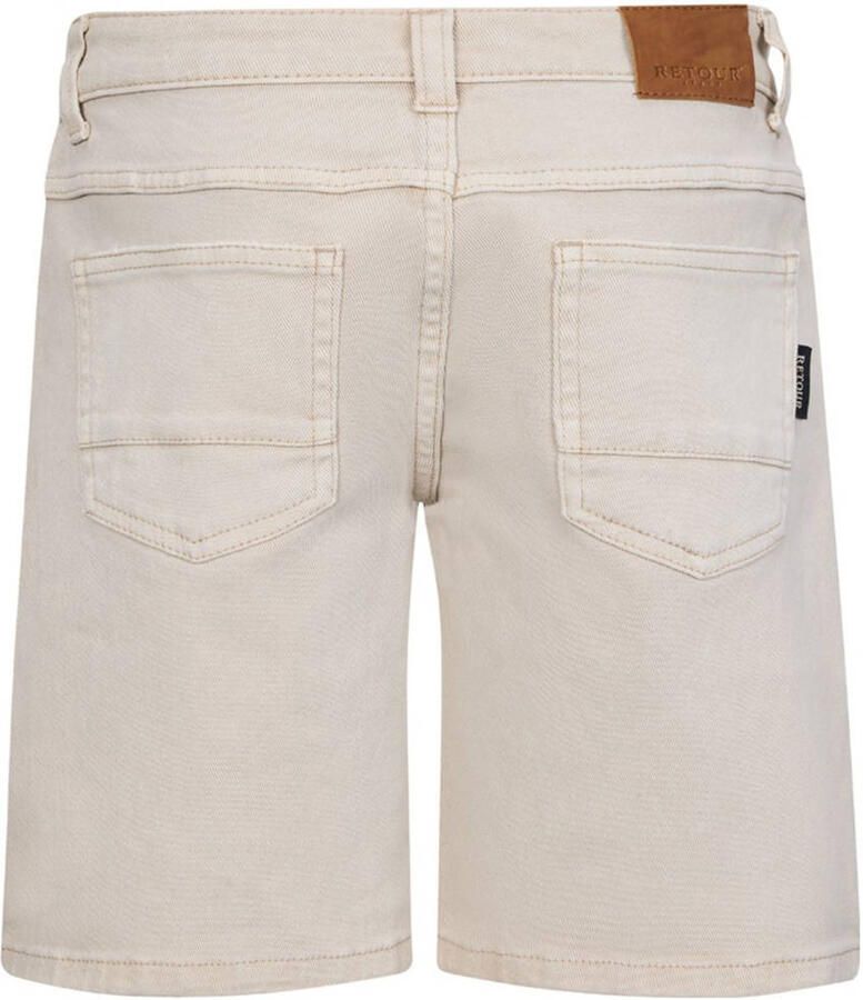 Retour Jeans denim relaxed short beige - Foto 4