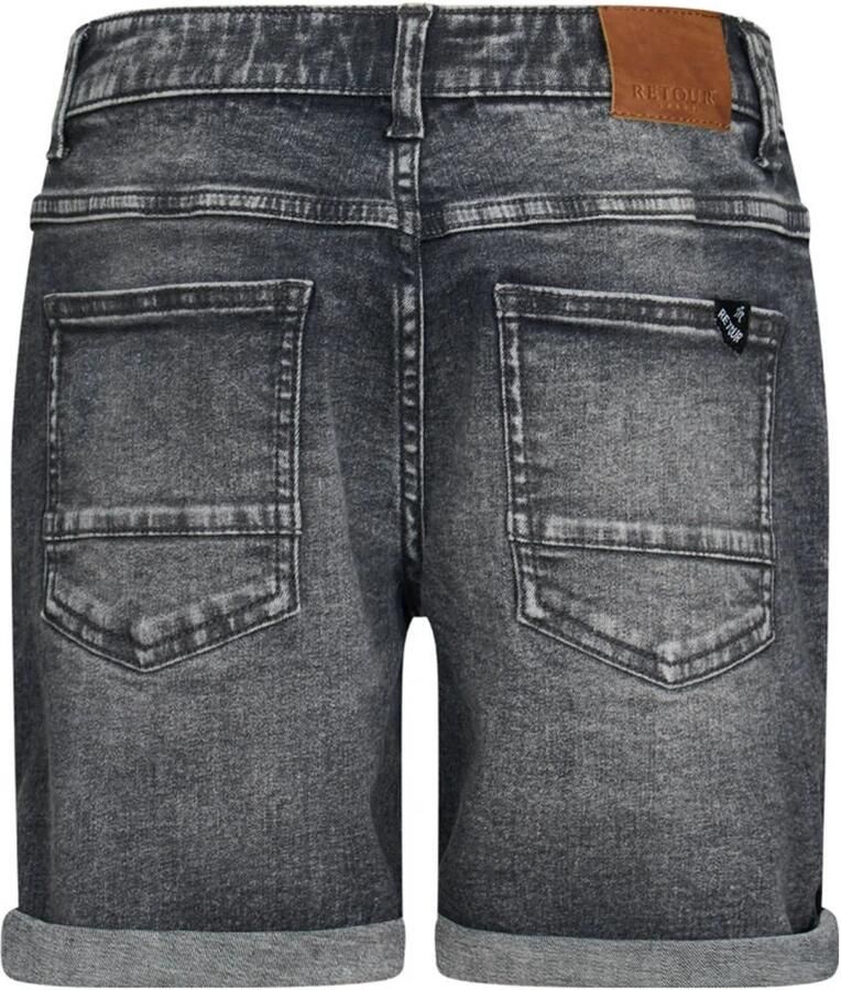 Retour Jeans denim relaxed short grey denim