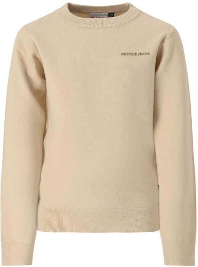 Retour Jeans gebreide trui beige