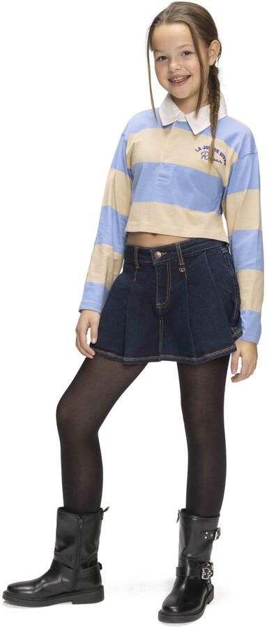 Retour Jeans gestreepte polo lichtblauw - Foto 2