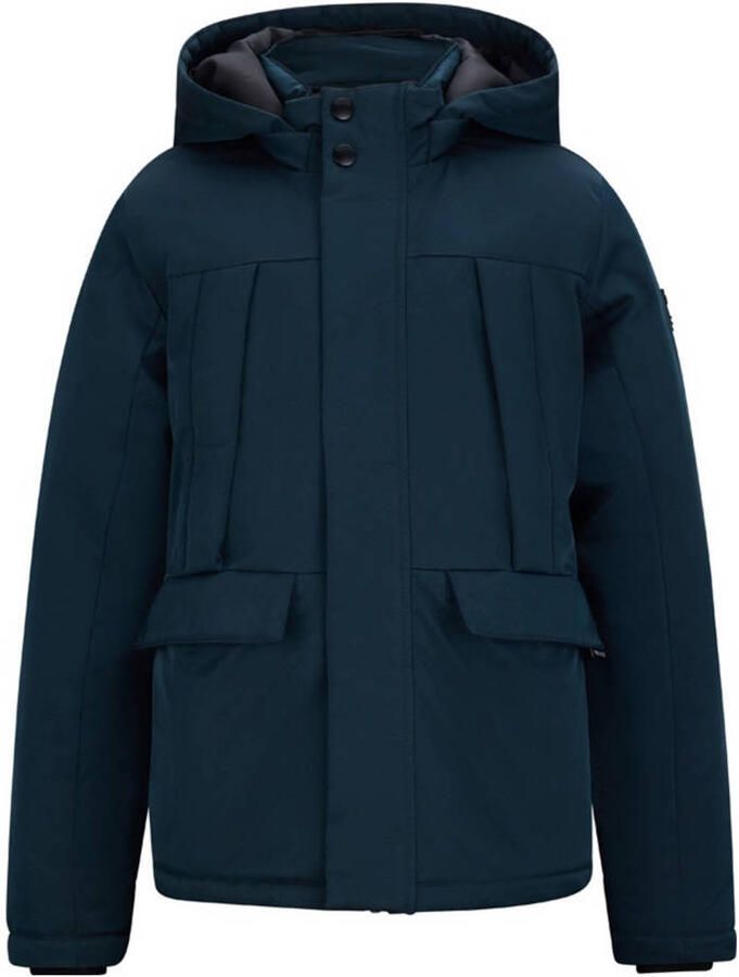 Retour Jeans gewatteerde jas donkerblauw - Foto 4