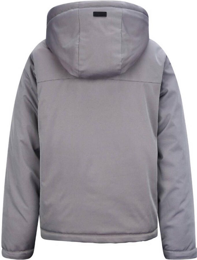 Retour Jeans gewatteerde jas grijs + muts - Foto 5