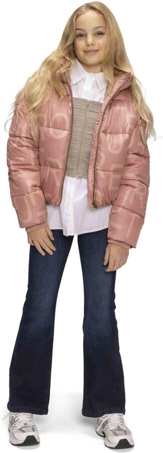 Retour Jeans gewatteerde jas roze + muts - Foto 2