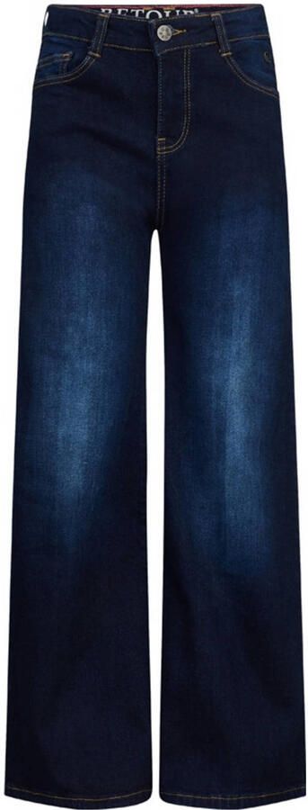 Retour Jeans high waist wide leg jeans Celeste dark blue denim
