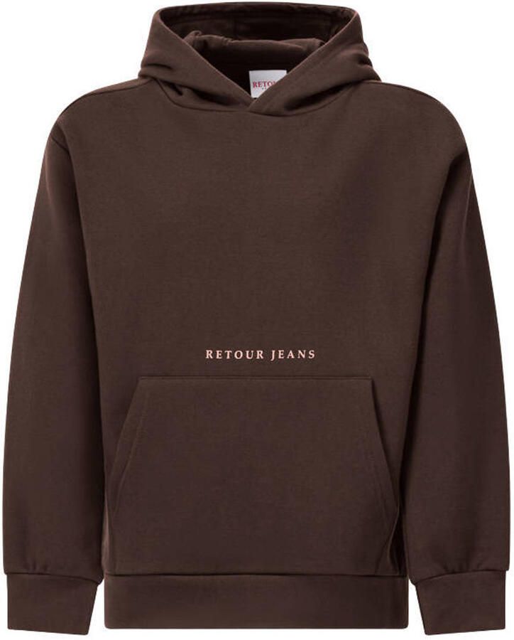 Retour Jeans hoodie donkerbruin