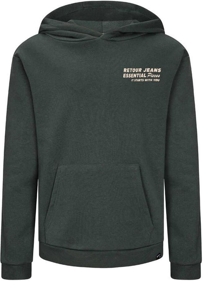 Retour Jeans hoodie donkergroen