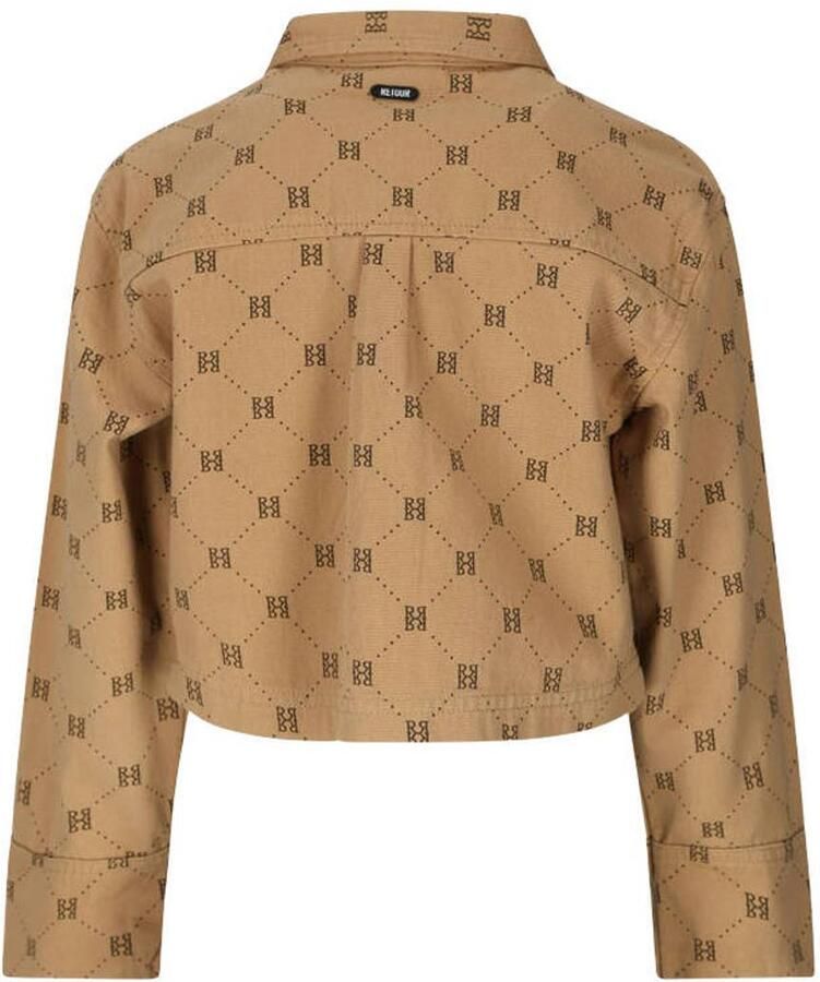 Retour Jeans katoenen jas met print zand Beige All over print - Foto 2