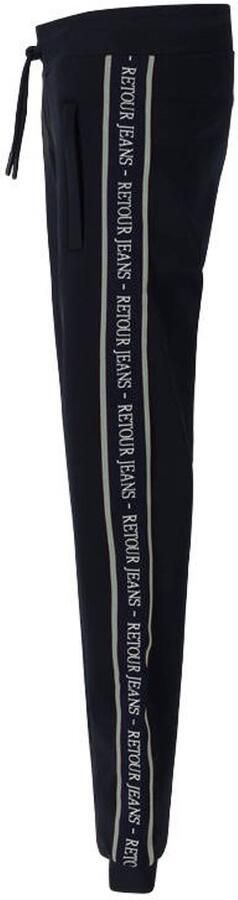 Retour Jeans junior regular fit joggingbroek met tekst donkergrijs - Foto 2