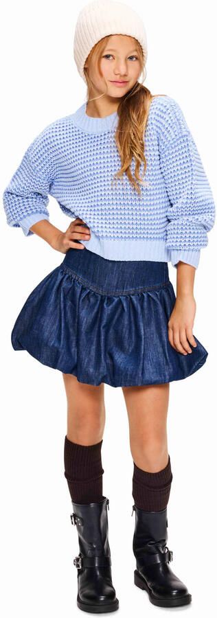Retour Jeans korte spijkerrok donkerblauw