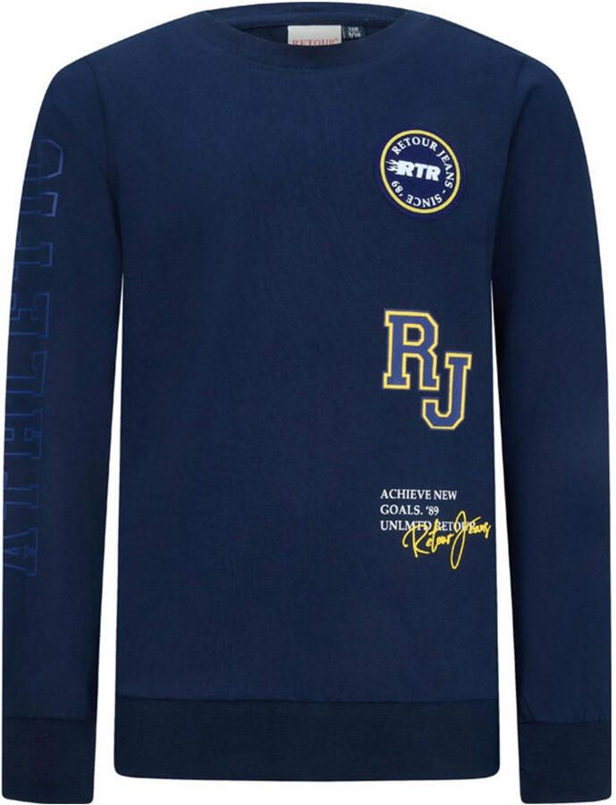 RETOUR Jongens Polo's & T-shirts Kenji Donkerblauw - Foto 5