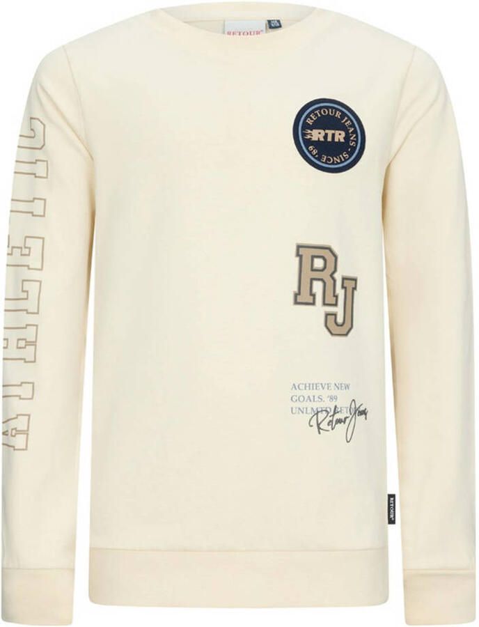 RETOUR Jongens Polo's & T-shirts Kenji Ecru - Foto 5