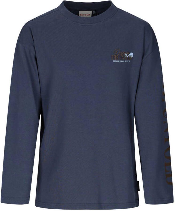 RETOUR Jongens Polo's & T-shirts Juan Donkerblauw - Foto 3