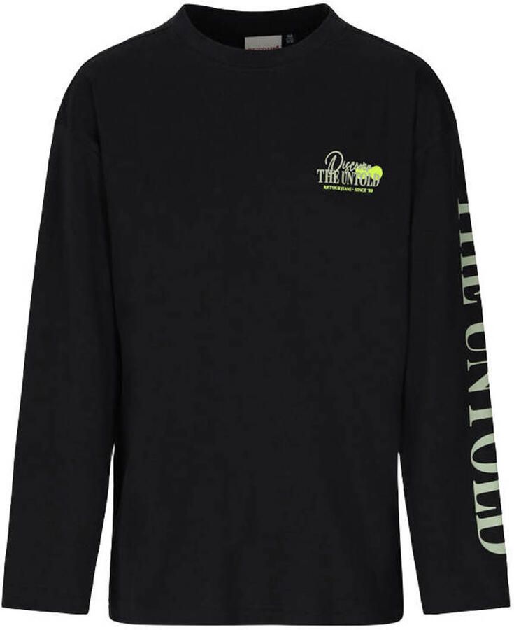 Retour Jeans longsleeve met print grijs