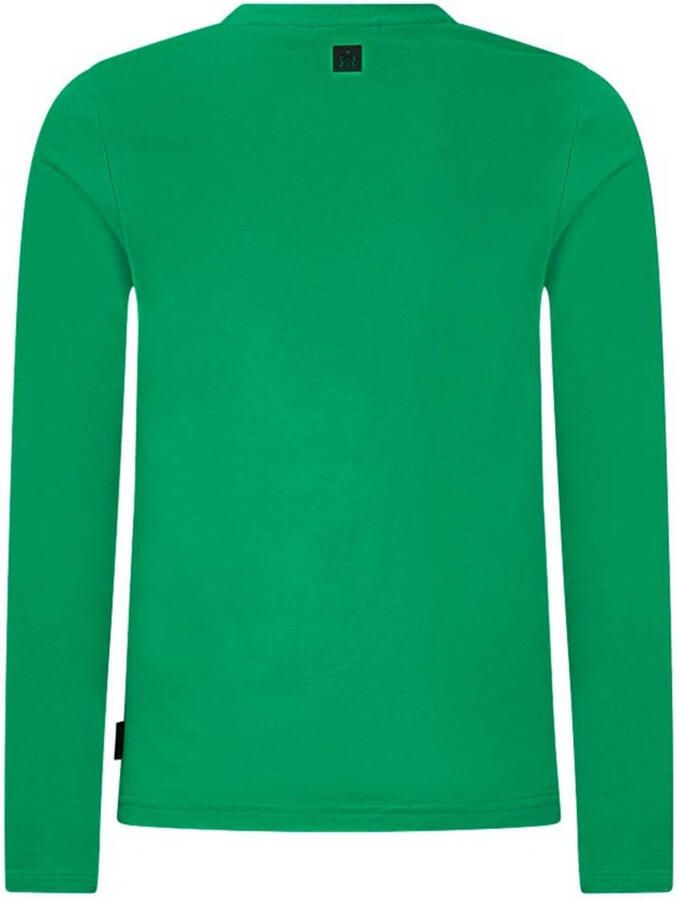 Retour Jeans longsleeve Solange met printopdruk heldergroen Meisjes Katoen Ronde hals 122-128