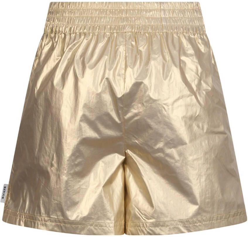 Retour Jeans loose casual short goud - Foto 4