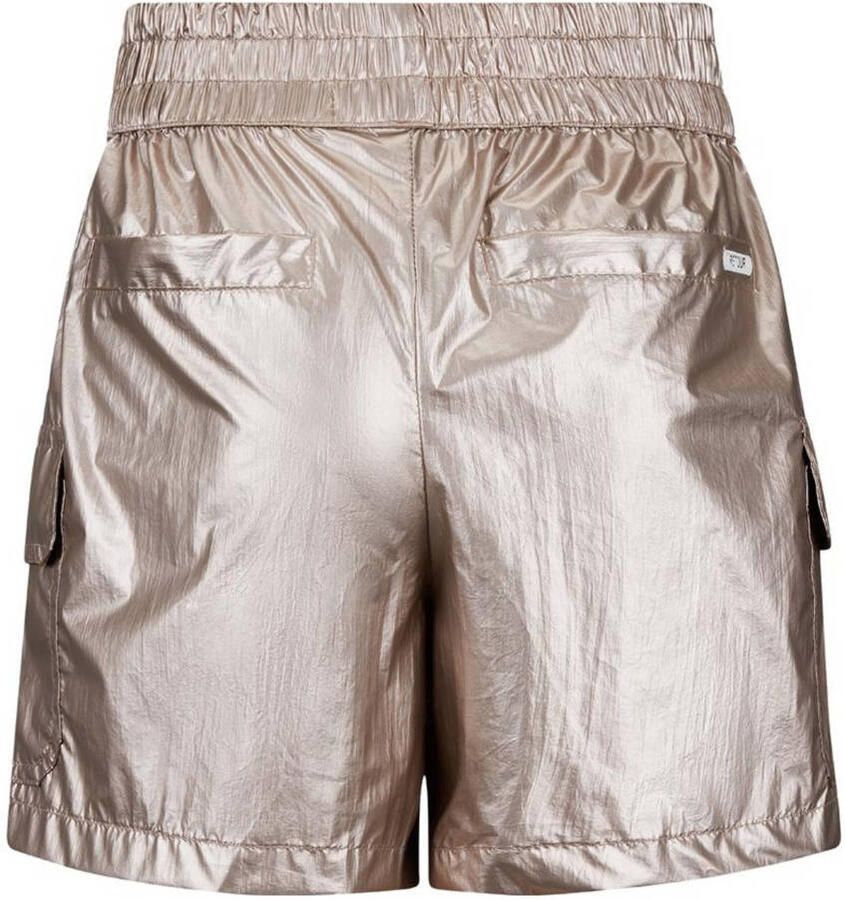 Retour Jeans metallic high waist cargo short Otisha goud metallic Korte broek Meisjes Polyester 158 164 - Foto 2