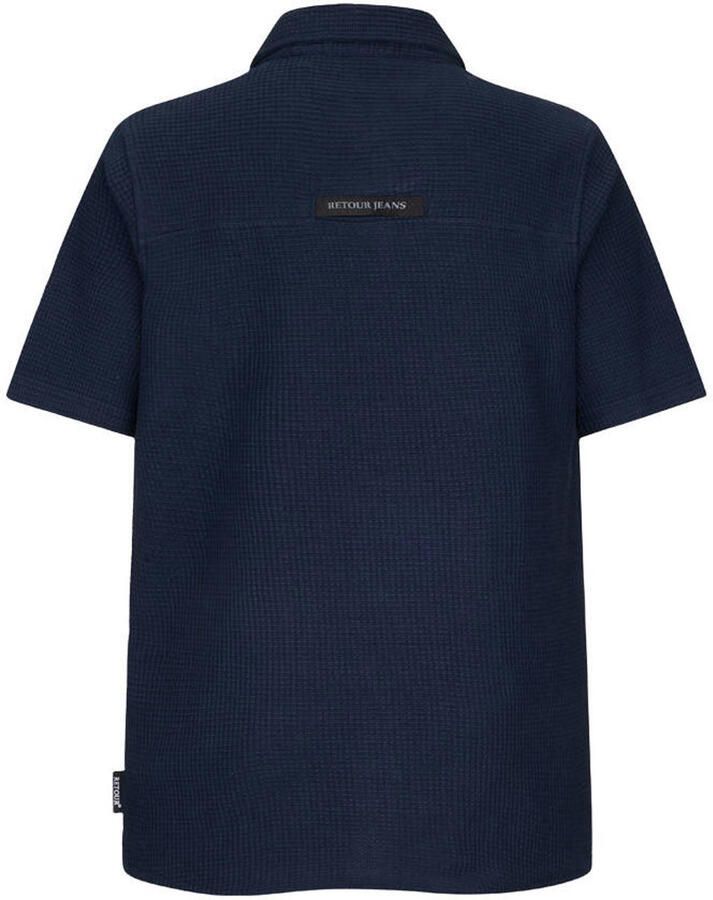 Retour Jeans overhemd donkerblauw