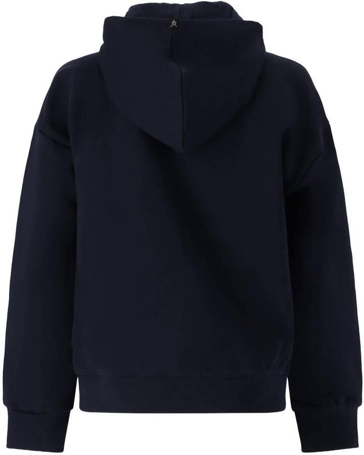 Retour Jeans rechtvallend sweatvest met logo donkerblauw