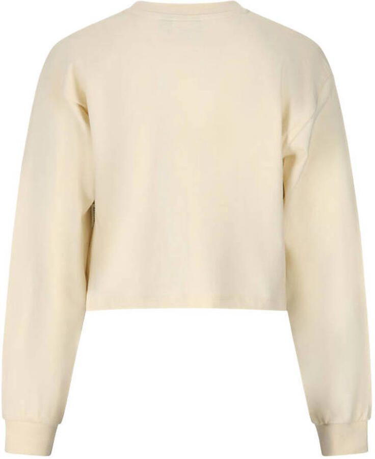 Retour Jeans rechtvallende longsleeve met print beige - Foto 2