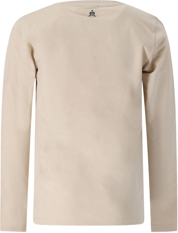 Retour Jeans rechtvallende longsleeve met print beige - Foto 2