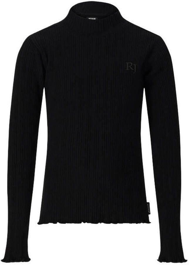 Retour Jeans rechtvallende longsleeve zwart
