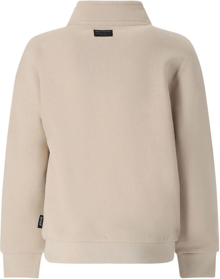 Retour Jeans rechtvallende sweater met print beige - Foto 2
