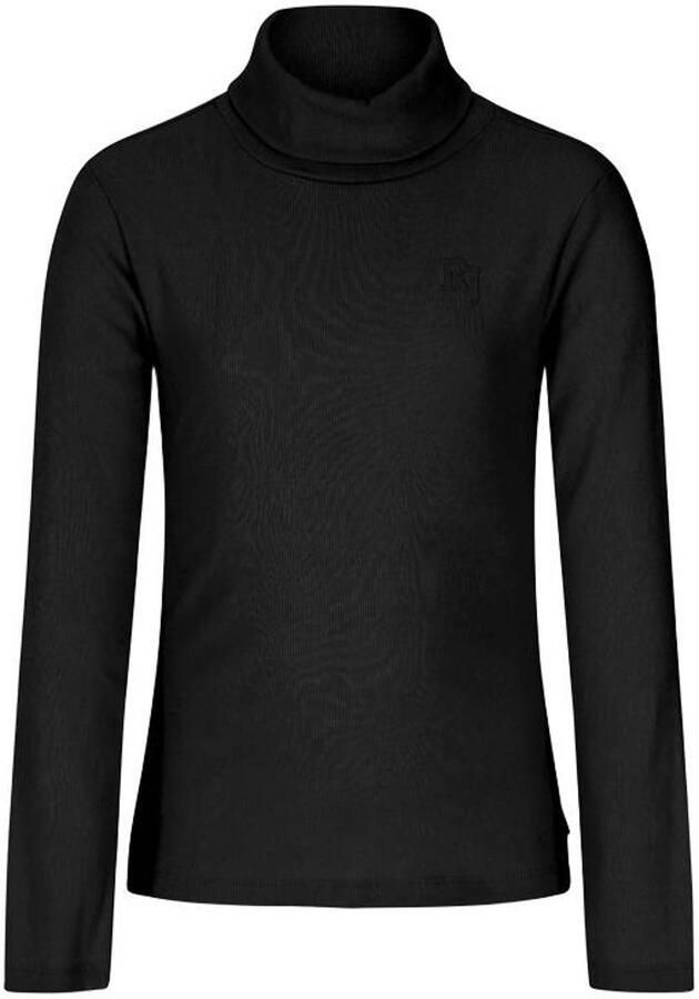 Retour Jeans rechtvallende top met col zwart