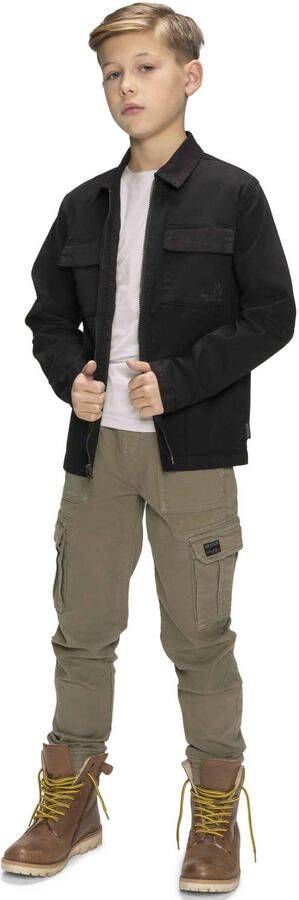 Retour Jeans regular cargo broek groen - Foto 4