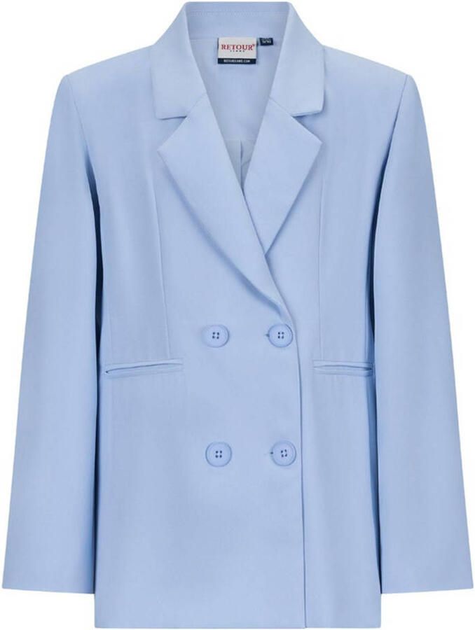 Retour Jeans regular fit blazer lichtblauw - Foto 3