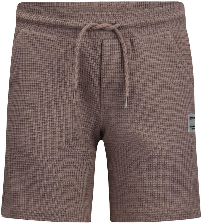 Retour Jeans regular waist casual short bruin