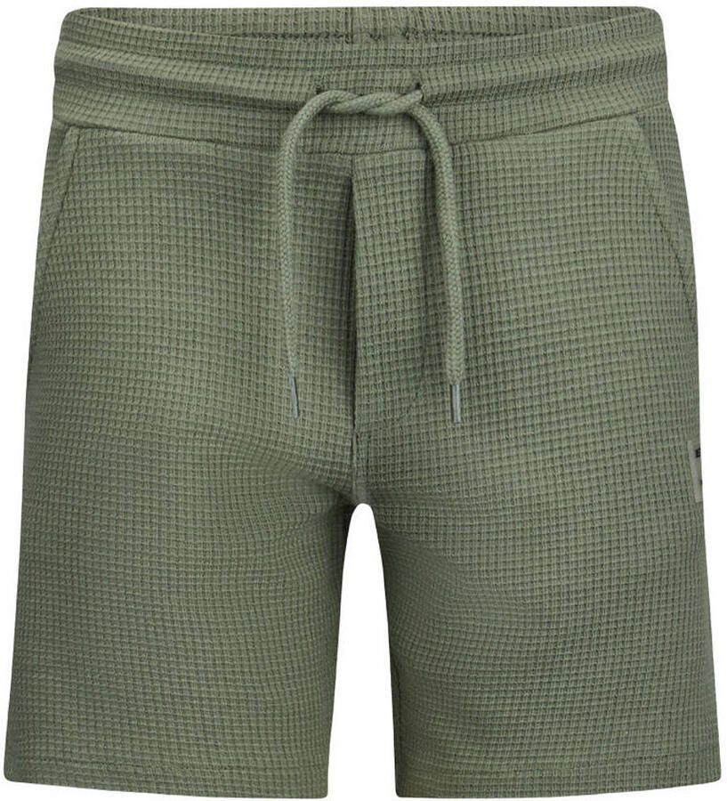 Retour Jeans regular waist casual short groen