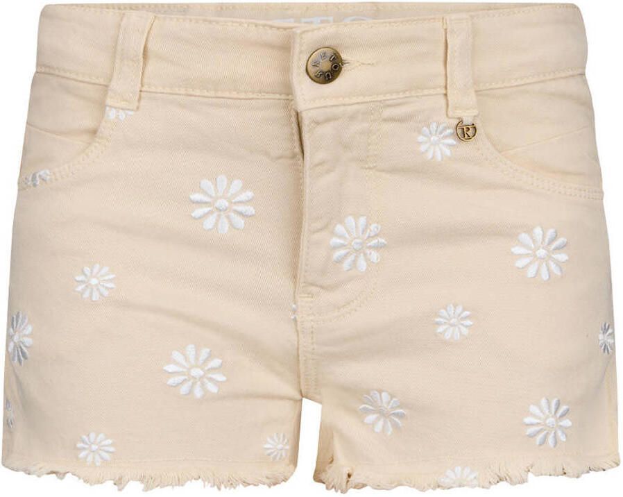 Retour Jeans regular waist denim short beige