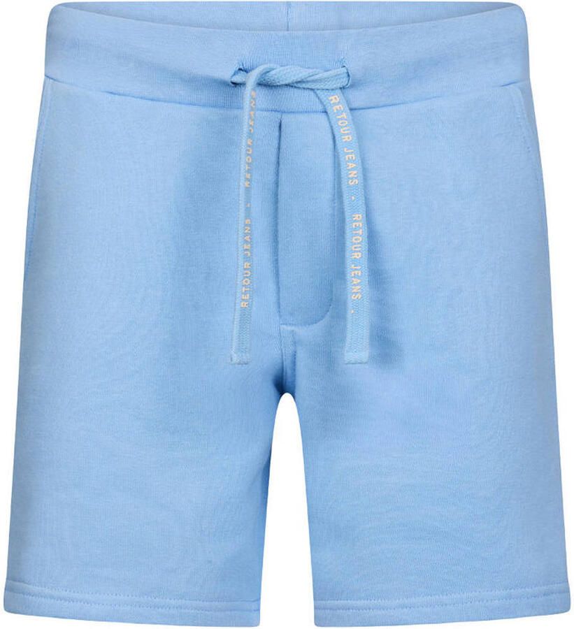 Retour Jeans regular waist sweatshort lichtblauw - Foto 3