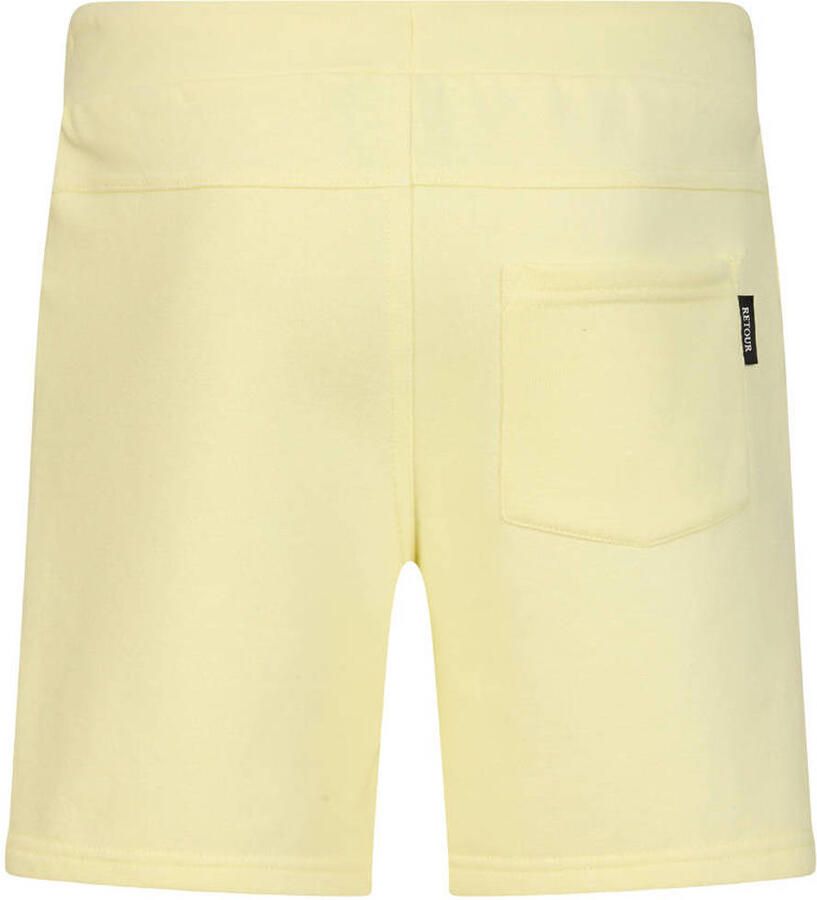 Retour Jeans regular waist sweatshort lichtgeel - Foto 5