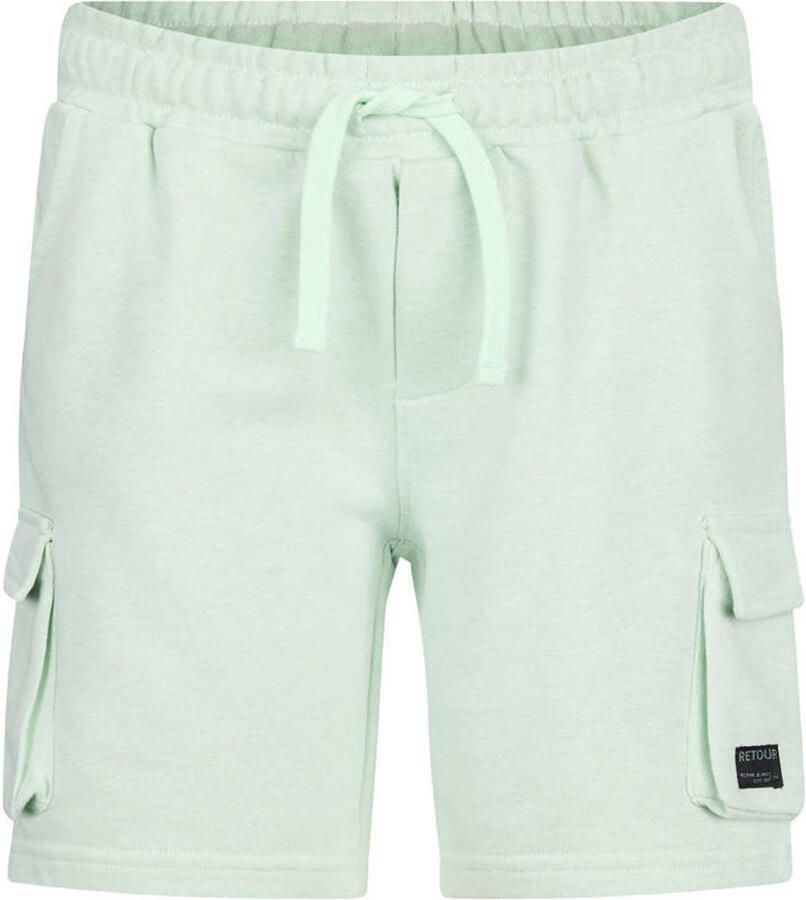 Retour Jeans regular waist sweatshort mintgroen