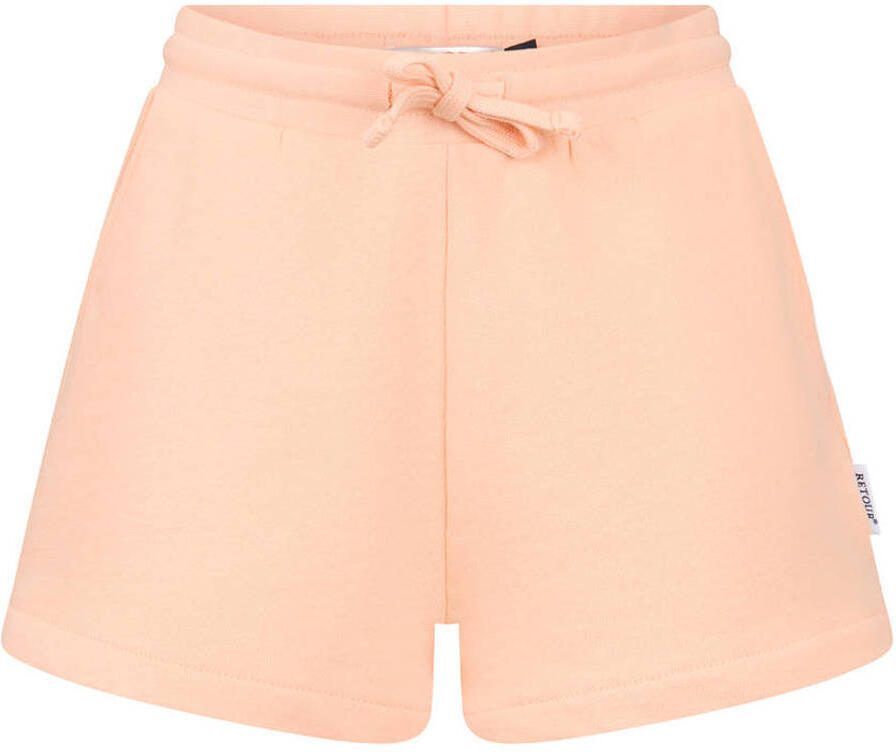 Retour Jeans relaxed regular waist sweatshort oranje Korte broek Meisjes Katoen