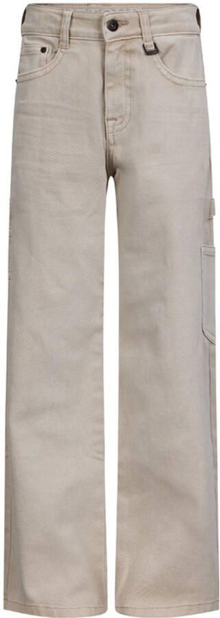 Retour Jeans relaxed wide leg jeans beige
