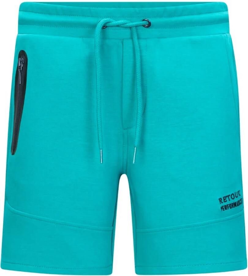Retour Jeans Retour Performance regular sweatshort turquoise