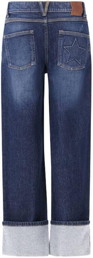 Retour Jeans Romy wide leg jeans medium indigo denim Blauw Meisjes Stretchdenim - Foto 5