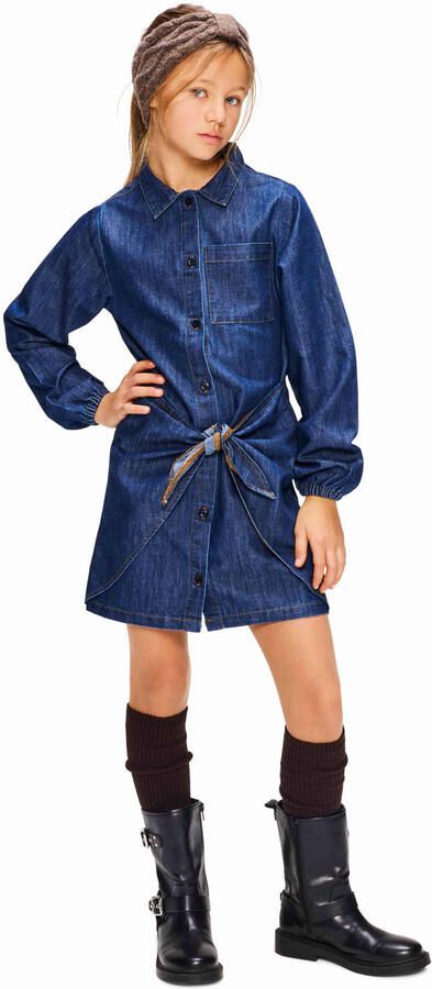 Retour Jeans spijkerjurk donkerblauw
