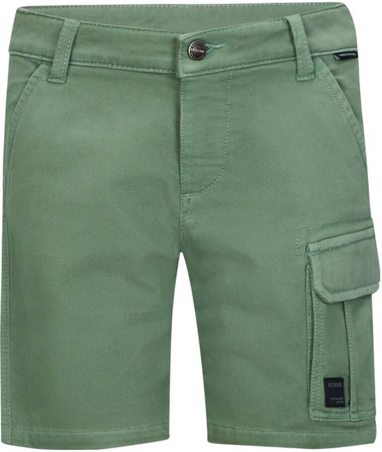 Retour Jeans straight cargo short groen