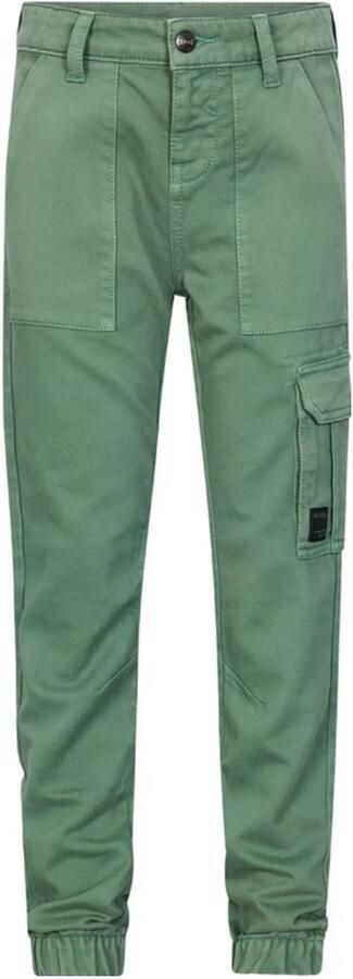 Retour Jeans straight casual broek groen